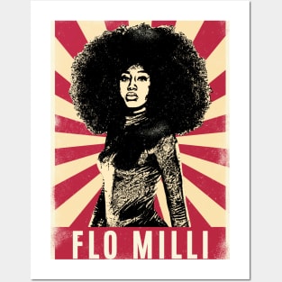 Retro Vintage Flo Milli Posters and Art